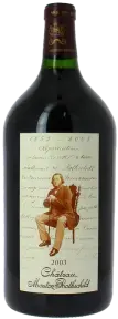 Вино Chateau Mouton Rothschild Pauillac AOC Premier Grand Cru Classe, 2003, 3 л