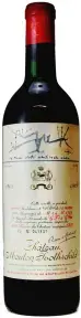 Вино Chateau Mouton Rothschild Pauillac AOC Premier Grand Cru Classe, 1962, 0.375 л