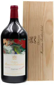 Вино Chateau Mouton Rothschild Pauillac AOC Premier Grand Cru Classe, wooden box, 2015, 3 л