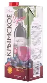 Вино Крымский винный завод Крымское, 1 л