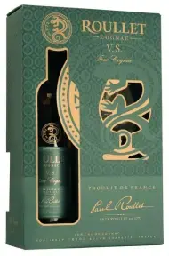 Коньяк Roullet VS Fine Cognac AOC, gift box with glass 0.7 л