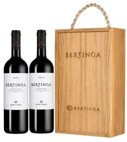 Вино Bertinga, wooden box of 2 bottles, 2016, 0.75 л