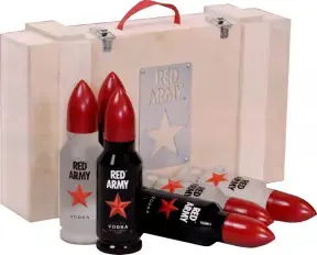 Водка Red Army, set of 6 bottles in wooden box, 0.5 л