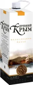 Вино Древний Крым Белое п/сладкое 1 л