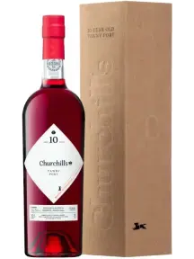 Портвейн Churchill's Tawny Port 10 Years Old gift box 0.75 л