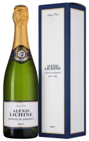 Игристое вино Alexis Lichine Cremant de Bordeaux, gift box, 2022, 0.75 л