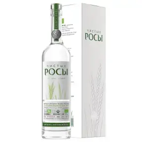 Водка Чистые Росы, в подарочной коробке 0.5 л