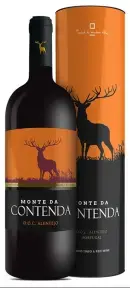 Вино Monte da Contenda Tinto Alentejo, gift tube, 2018, 1.5 л