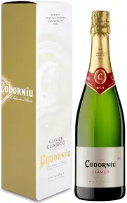 Игристое вино Codorniu Clasico Cava Brut gift box 0.75 л