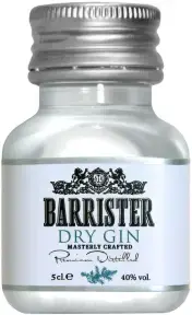 Джин Barrister Dry Gin plastic bottle 0.05 л
