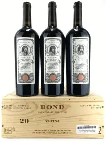 Вино Bond Vecina OWC, wooden box with 3 bottles, 2014, 0.75 л