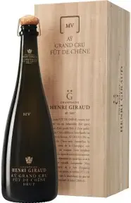 Шампанское Henri Giraud, Fut de Chene MV19, Brut, Ay Grand Cru wooden box 0.75 л