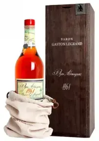 Арманьяк Baron G. Legrand Bas Armagnac in box 1961 0.7 л