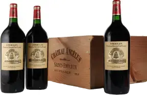 Вино Chateau Angelus OWC-3 bottles, 2014, 1.5 л