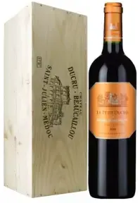 Вино Chateau Ducru-Beaucaillou Le Petit Ducru Saint-Julien AOC, gift box, 2020, 1.5 л