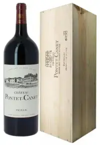 Вино Chateau Pontet-Canet Pauillac AOC 5-me Grand Cru Classe, wooden box, 2000, 1.5 л