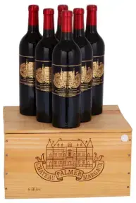 Chateau Palmer Margaux AOC 3-me Grand Cru Classe, wooden box, 2015, 0.75 л
