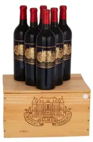 Вино Chateau Palmer Margaux AOC 3-me Grand Cru Classe, wooden box, 2014, 0.75 л 