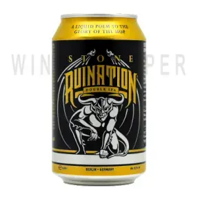 Пиво Stone Ruination Double IPA ж/б 0.33 л