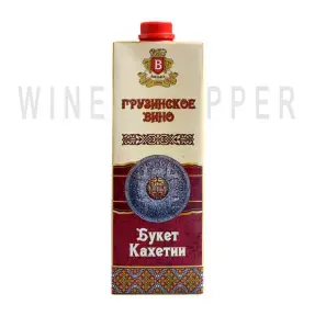 Вино Buket Kakhetii Gruzinskoe Stolovoe tetra-pak 1 л