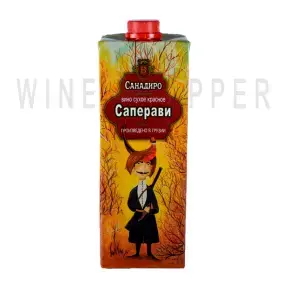 Вино Sanadiro Saperavi tetra-pak 1 л
