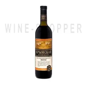 Вино Merlot Krymskaya krepost' red semi sweet 0.75 л