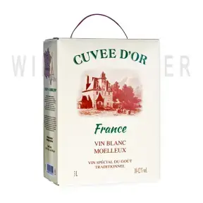 Вино Cuvee D'Or blanco moelleux 3 л