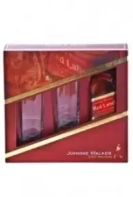 Виски Red Label with 2-glass box 0.7 л