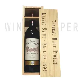 Вино Chateau Haut Piquat wooden box 2001 0.75 л