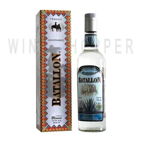 Текила Batallon Blanco gift box 0.75 л