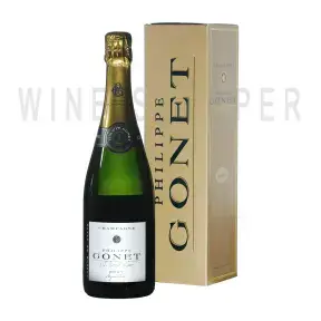 Шампанское Champagnes Philippe Gonet Blanc de Blancs Signature Brut AOC in a box 0.75 л