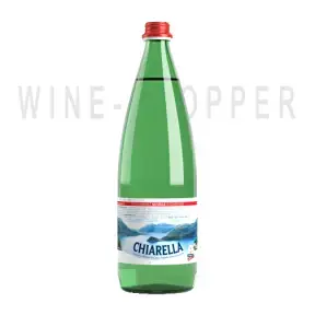 Минеральная вода Mineral still water Chiarella in green glass bottle aerate 1 л