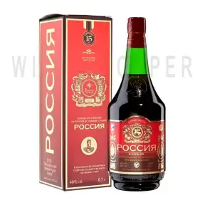 Коньяк Россия КС 15 летний в подарочной коробке 0.7 л