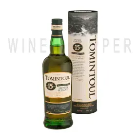 Виски Tomintoul Speyside Glenlivet Piti Tang 15 years in a gift box 0.7 л