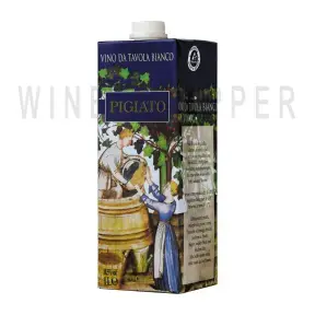 Вино Pigiato blanco semi sweet PET PAK 1 л