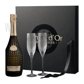 Шампанское Nicolas Feuillatte Palmes D'Or Brut gift box with 2 glasses Champagne AOC 2004 0.75 л
