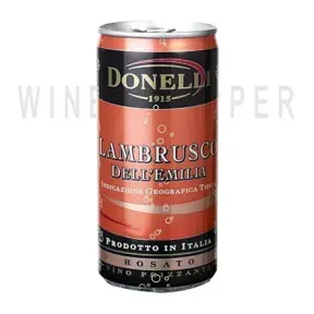 Игристое вино Donelli Lambrusco dell'Emilia IGT Rosato in can 0.2 л