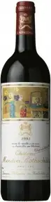 Вино Chateau Mouton Rothschild Pauillac AOC Premier Grand Cru Classe, 1991, 0.75 л