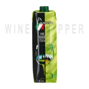 Вино Piacere Bianco Tetra Pak 1 л