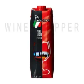 Вино Piacere Rosso Tetra Pak 1 л