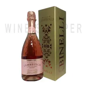 Игристое вино Binelli Premium Lambrusco Rosato Dell'Emilia gift box 0.75 л
