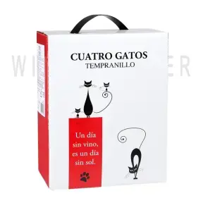 Вино Cuatro Gatos Tempranillo 3 л