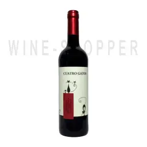 Вино Cuatro Gatos Tinto Seco 0.75 л