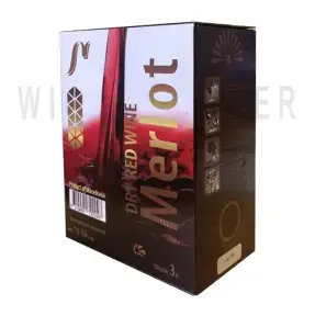Вино Tikves Merlot, bag-in-box, 3 л