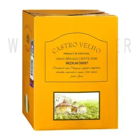 Вино Castro Velho White Semi-sweet 3 л
