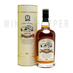 Виски Omar Single Malt Whisky (Sherry Type) gift box 0.7 л