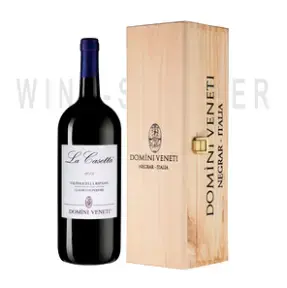 Вино Domini Veneti Valpolicella Classico Superiore Ripasso La Casetta wooden box 2015 1.5 л