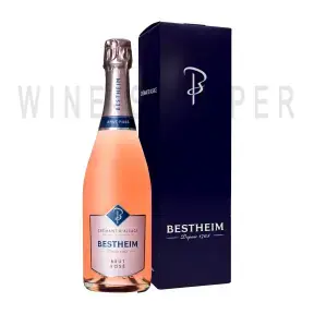 Игристое вино Bestheim, Cremant d'Alsace AOC Brut Rose, gift box 0.75 л