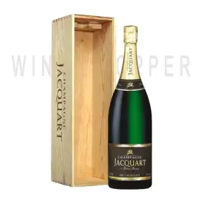 Шампанское Champagne Jacquart Brut Mosaique wooden with gift box 3 л