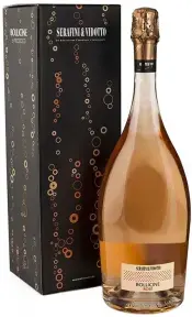 Игристое вино Serafini & Vidotto Bollicine Rose, gift box, 0.75 л